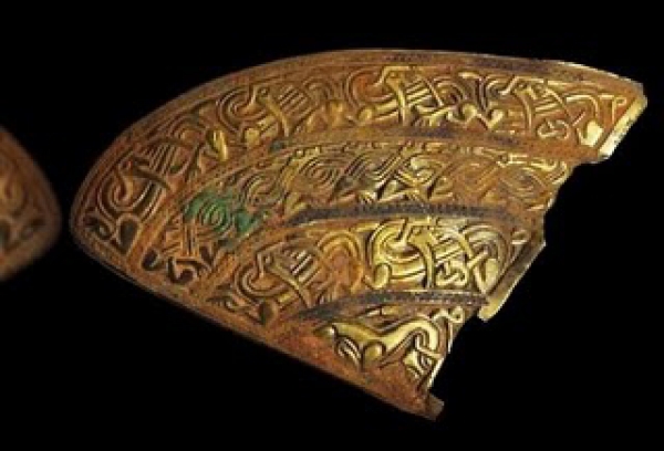 Padmanabhaswamy temple golden hat plate part